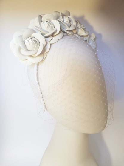 floral net headpieces